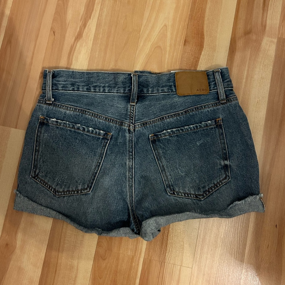 High Rise Jean Shorts - Picture 3 of 3